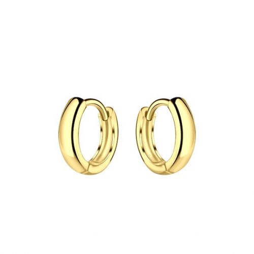 14 Carat Gold Plated Huggie Earrings