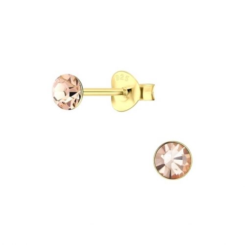 14-Carat-Gold-Plated-Peach-Crystal-Studs
